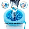 thumbnail image 4 of Cepillo de limpieza de silicona para mascotas (azul grande), limpiador de patas de perro, limpiador portátil de patas de mascota, más adecuado para limpiar garras. Anillo de cojín para patas de perro, 4 of 5