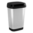 thumbnail image 2 of bote de basura dual polipropileno con tapa oscilante/abatible 50 l, 2 of 4