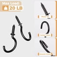 thumbnail image 5 of Minzimin Screw Hooks, 1-1/4 inch Metal Screw Cup Hooks, Multi-functional Wall Hooks, Kitchen Hooks, Plant Hooks, 50-pack, 5 of 9