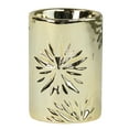 thumbnail image 3 of Northlight Small Snowflake Christmas Candle Holder - 3.25" - Gold, 3 of 3