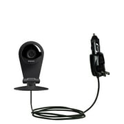 Intelligent Dual Purpose DC Vehicle and AC Home Wall Charger suitable for the Nest Dropcam / Dropcam Pro - Two critical functions, one unique charger