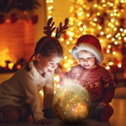 IM Beauty Moon Lamp Night Light 6 inch 16 Colors 3D Galaxy Star Lamp LED Globe Light with Wood Stand,Touch,Pat and Remote Control USB Rechargeable for as Gifts for Baby Girls Boys Lover Family