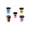 C #009, variant on Squishy Disposable Coffee Cup Stress Relief Squeeze Toy, Assorted Random Color Sensory Fidget Toy for Kids Adults, Soft Portable Decompression Hand Toy(Color Random)
