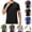 #01 Black, variant on Men's Dry Fit Workout T-Shirts Athletic Running Tee Short Sleeve Crew Neck Gym Tops, Polyester, Moisture Wicking ,3XL,#01 Black