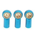 thumbnail image 4 of Lot de 6 rotules de biellette de direction M3 en alliage d'aluminium pour voiture télécommandée 1/10, bleu, 4 of 4