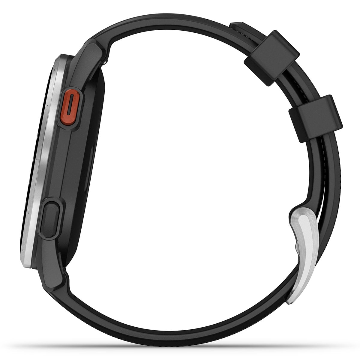 Garmin Approach S44 (Silver/Black) Golf GPS Smartwatch Bundle with PlayBetter Screen Protectors, Wall Adapter & Hard Case