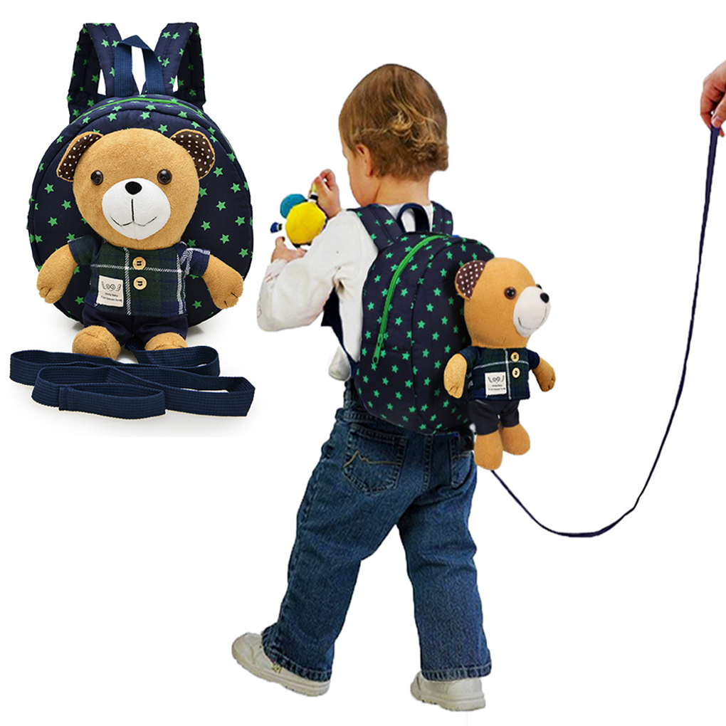 M2cbridge Kid Toddler Antilost Backpack Walking Safety Harness Leash