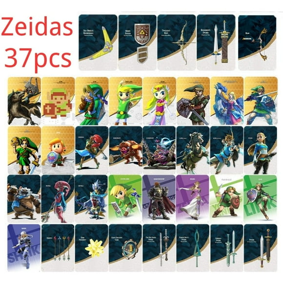 Carte de Collection amiibo de la légende de Zelda, 25 pièces, ensemble de jeu, carte de Collection
