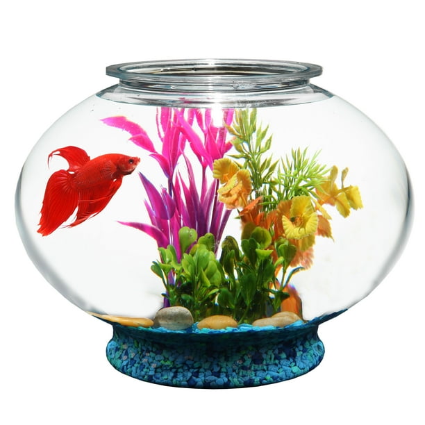 KollerCraft 2Gallon Plastic Fish Bowl