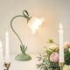 thumbnail image 4 of 1 pieza, creando una atmósfera cómoda en el dormitorio, lámpara de mesa decorativa de estilo artístico con flores verdes, lámpara de lectura alimentada por USB, 4 of 11