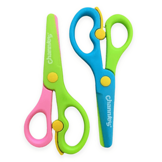 Wovilon 3Pcs Kids Plastic Toddler Scissors - Safety Scissors Training Kids  Scissors Preschool Training Scissors & Craft Scissors (3 Pieces) Kids Paper
