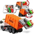 thumbnail image 5 of Garbage Truck Toys for Kids,Trash Truck for Toddlers 2-4 Year Old,with 2 Garbage Cans, Push and Go Toy Truck for Boys Birthday Christmas Gifts, 5 of 8
