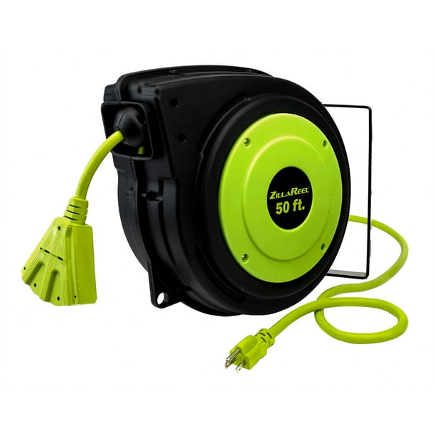 Electrical Cord Reel 143Awg 50FT Triple Tap