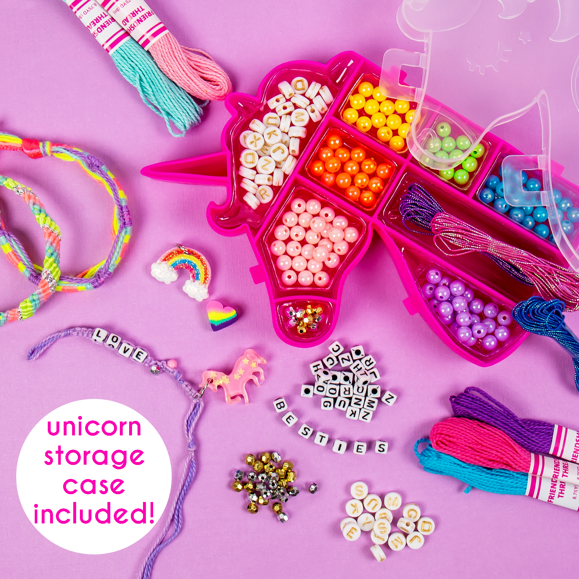Just My Style Unicorn Friendship Bracelet Making Kit photo 5