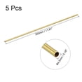 thumbnail image 2 of Uxcell 4.5mm OD 0.25mm Wall Thickness 300mm Length Brass Round Tube 5 Pack, 2 of 5
