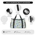 thumbnail image 4 of Disketp Frog In Mermaid Bolsa de Viaje Tipo Duffle, Bolso de Mano para Fin de Semana para Mujer, Bolsa de Gimnasio Ligera para Hombre, Esencial para Viajes, 4 of 7