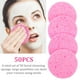 thumbnail image 4 of EeaseMX 50 esponjas desmaquillantes redondas de celulosa para el lavado facial, 4 of 7