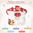 thumbnail image 3 of PRVAETU Baby Play Mats Tummy Time Mat for Infant Washable Padded Baby Activity Center with Detachable Toys Non-Slip Baby Gym Playmat,Red, 3 of 6