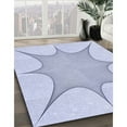 thumbnail image 3 of Ahgly Company Machine Washable Indoor Rectangle Transitional Lavender Blue Area Rugs, 2' x 4', 3 of 7