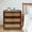 Dark Brown, 3 Drawers, variant on ToppiJoy 3 Drawers Bamboo Nightstand with Rattan Pattern Sliding Door, Bamboo Bedside Table Modern Accent Side End Table for Bedroom Living Room (Dark Brown)