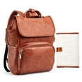 thumbnail image 1 of Mochila para pañales HAHASOLE, de piel, impermeable, 25 L, 1 of 6