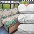 thumbnail image 6 of XYZCANDO Butterfly Floral RV Dinette Cushion Covers Universal Camper Accessories for Inside Sofa Covers Washable Washable Couch Cover 2 Cushion Sofa 1 Backrest Cover and 1 Bench Cover White, 6 of 7