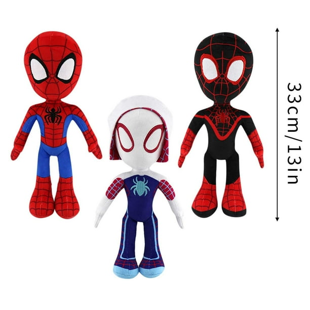 SPIDER MAN Muneco de peluche de 3 piezas juguete de regalo estilo de dibujos animados muneco de trapo para ninos regalo para ninos ninas y amigos cumpleanos PASUTEC Walmart en linea