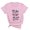 Pink, variant on WREESH Women's Fashion Short Sleeve T-Shirts Cute Summer Tops with Graphic Print and Crew Neck Gray