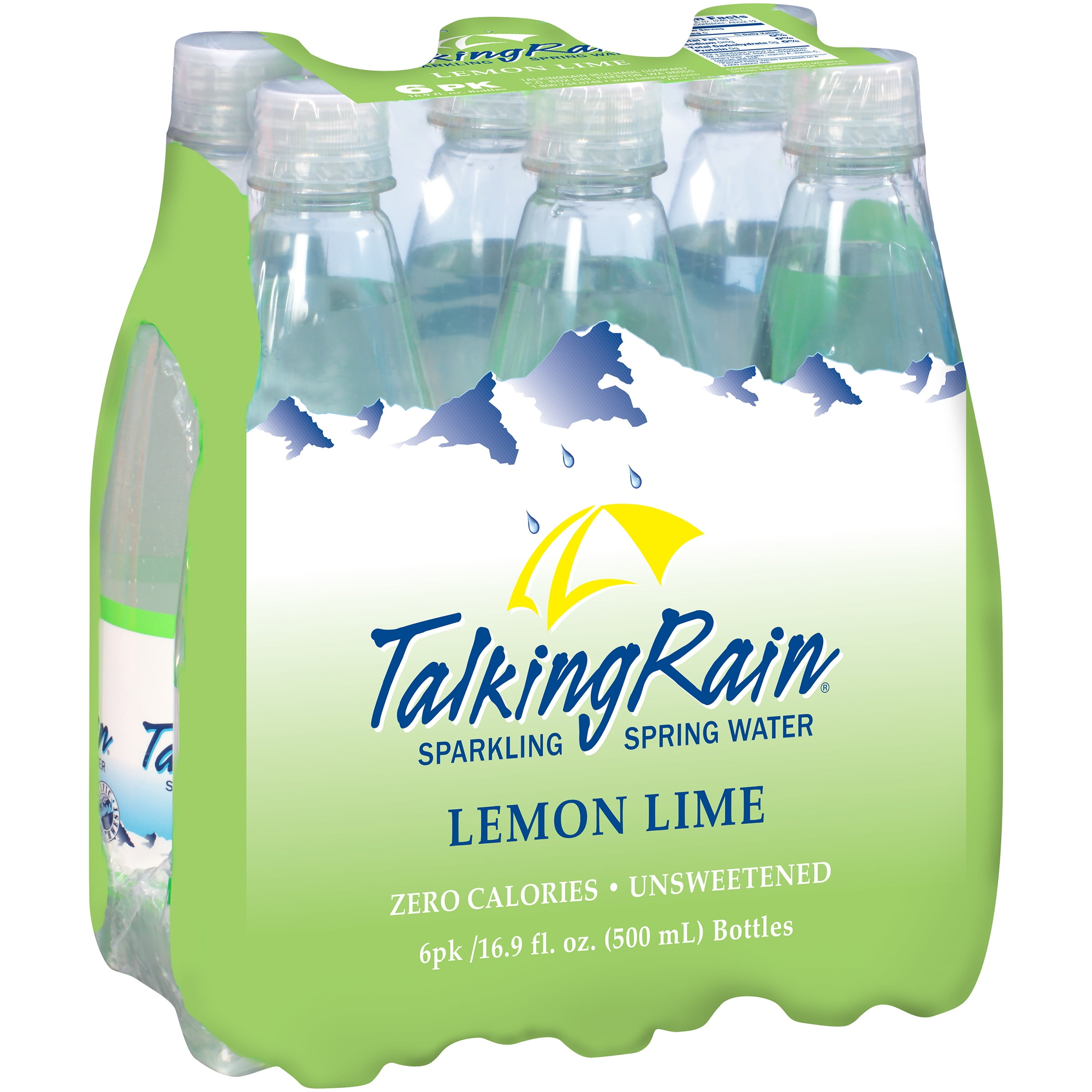 TalkingRain® Lemon Lime Sparkling Water, 16.9 Fl Oz Bottle ...