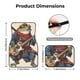 thumbnail image 5 of Fotbe Samurai Frog Guitar Juego de 4 Tapetes para Auto con Estampado – Alfombrillas de Goma Reforzada, Diseño Antideslizante, Protección para Todo el Año – Vehículos, Autos, Camionetas y SUVs, 5 of 7