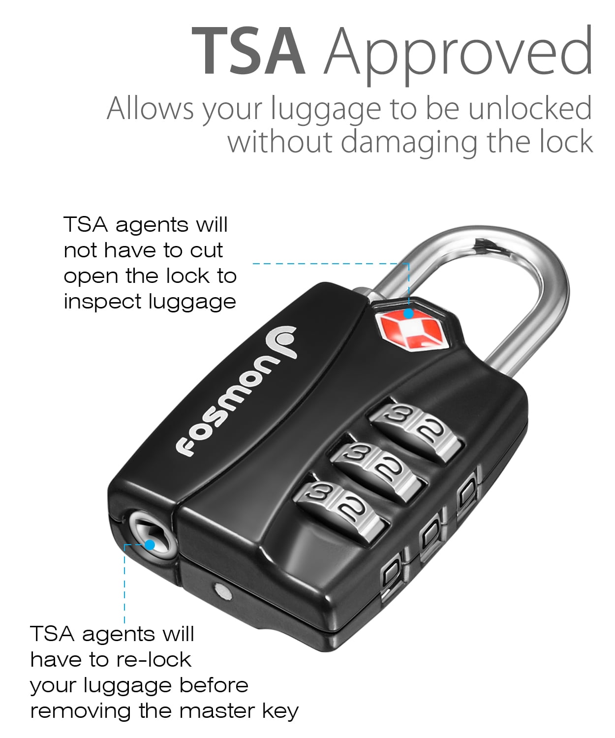tsa lock master key