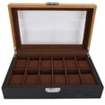 thumbnail image 2 of Watch Box, Watch Collection Box Vintage Watch Organizer, for Father Boyfriend, 2 of 8