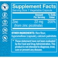 thumbnail image 3 of Suplemento The Vitamin Shoppe con picolinato de zinc, 22 mg, 100 cápsulas, 3 of 6