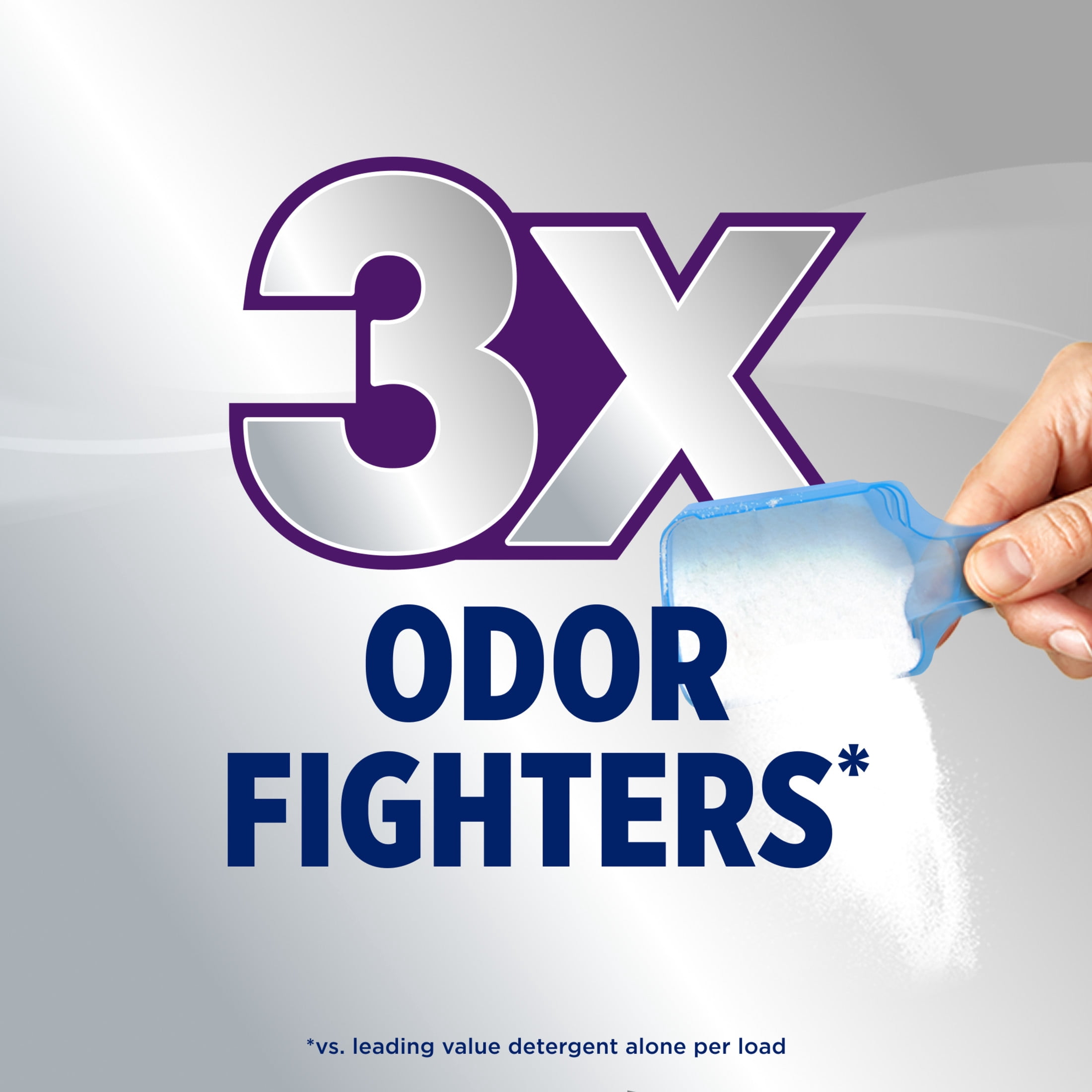 OxiClean Triple Action Odor Blasters Odor and Stain Remover Powder, To Use with
Detergent, 6.5 lbs