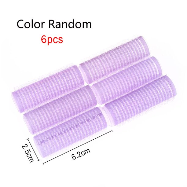 Rodillos para el cabello con agarre automático, color negro, de varios tamaños, rizadores de peluquería para salón profesional, diseño de cabello, estilo pegajoso para peinado DIY Tan Jianjun unisex