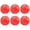 Red, variant on Set of 6pcs 74mm Baseball Practice Training Equipment with Safe Materials Nonslip Surfaces Perfect for Training