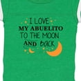 thumbnail image 4 of Inktastic I Love My Abuelito to the Moon and Back Boys or Girls Baby Bodysuit, 4 of 5