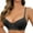 Black, variant on Vividxx Womens Bras Ladies Push Up Bra Colored Bow Lace Small Breast Push Up Bra Sexy Comfortable Everyday Underwear For Everyday