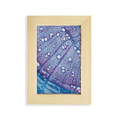 thumbnail image 1 of Science Cellule Bleue Modèle Bureau Affichage Photo Cadre Image Art Peinture 5 X 7 Pouces, 1 of 3