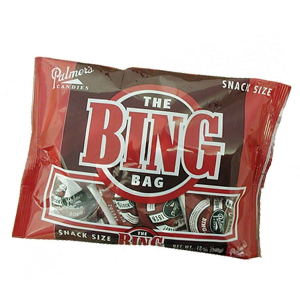 Palmers Twin Bing Candy Bar Snack Size Bag (1Pack) Chocolate