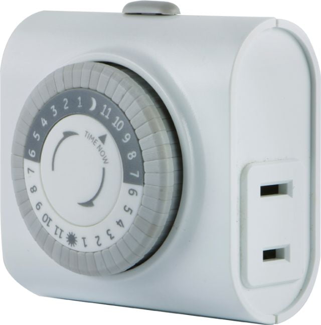 GE 15119 Basic 24 Hour Plug-in Programmable Indoor Timer 