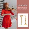 thumbnail image 2 of Milisten 2Pcs Metal Violin Chinrest Screws Golden Rustproof Replacement Accessories, 2 of 8