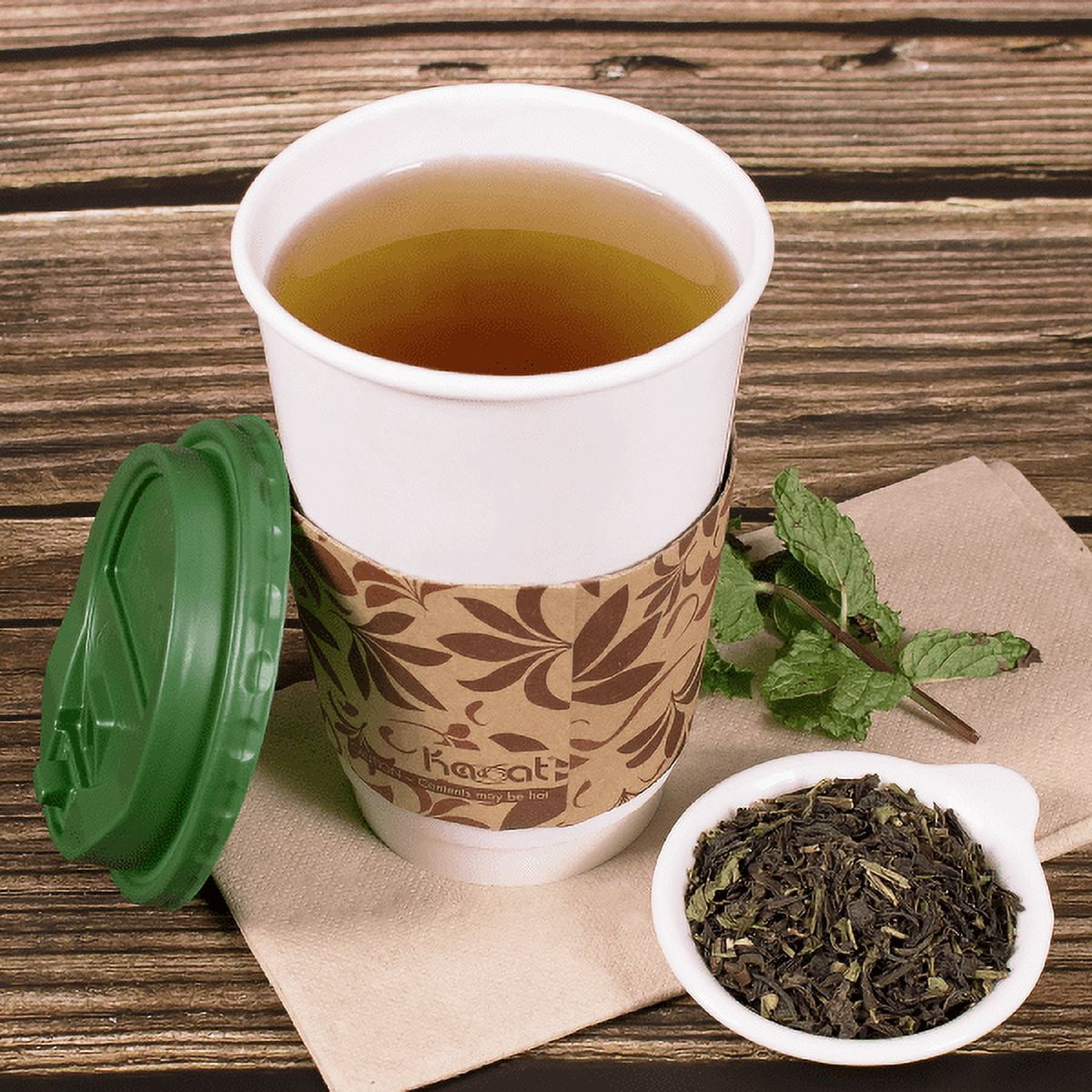 Tea Zone Loose Green Tea Leaves -  25 Bags (8.64oz each Bag)