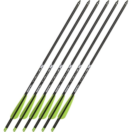 Bear X 6-Pack Truex Crossbow Arrows - 20 ACBK20 Black