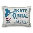thumbnail image 2 of Creative Products Skate Rental Blue 20 x 14 Spun Poly Pillow, 2 of 3