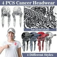 thumbnail image 3 of 4 Pcs Summer Cancer Headwear for Women UV Protection Chemo Head Scarfs Headscarf Outdoor, 3 of 6