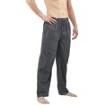 thumbnail image 3 of Pantalones de pijama de franela para hombre - Cómodos pantalones de algodón para dormir o descansar Adepaton CJWUS-3401, 3 of 4
