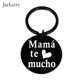 thumbnail image 1 of Spanish Mother's Day Keychain Mamá Te Quiero Mucho Keyring Pendant Necklace Birthday Christmas Gifts for Mom Gao Jinjia LED, 1 of 2