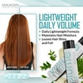 thumbnail image 4 of Keragen - Volumizing Shampoo and Conditioner for Fine Hair with Keratin and Collagen, Sulfate Free, 4 of 7