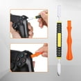 thumbnail image 2 of Cleaning Repair Tool Kit for PS5 PS4, with PH00 PH0 PH1 Phillips and T8 Torx Security Screwdriver set for Sony Playstation 3/4/5 Controller, Console, and Accessories, Crowbars, Tweezer, Screws, 2 of 6